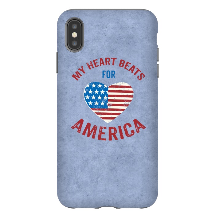 iPhone Xs Max StrongFit My Heart For America  by Andrea Haase