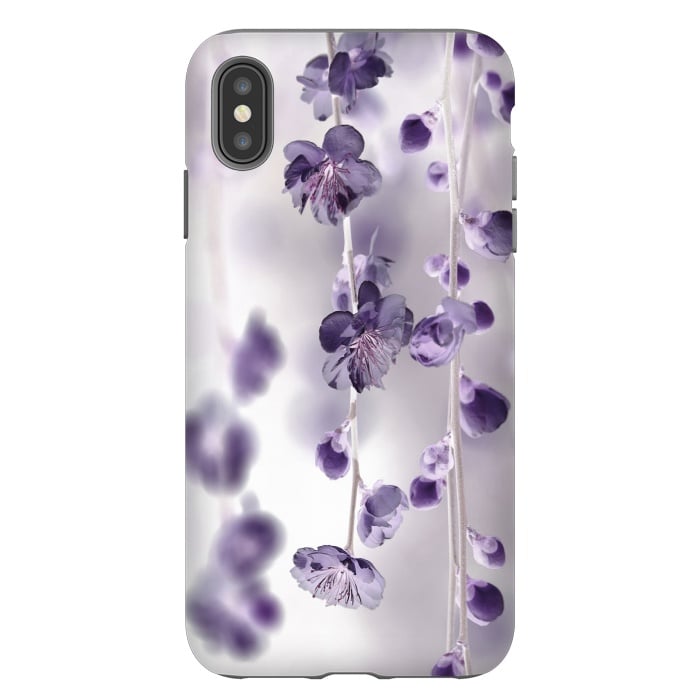 iPhone Xs Max StrongFit Cherry blossoms 2 by Bledi