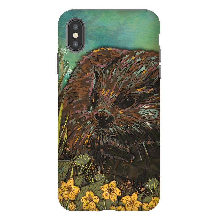 iPhone Xs Max StrongFit Otter by Lotti Brown