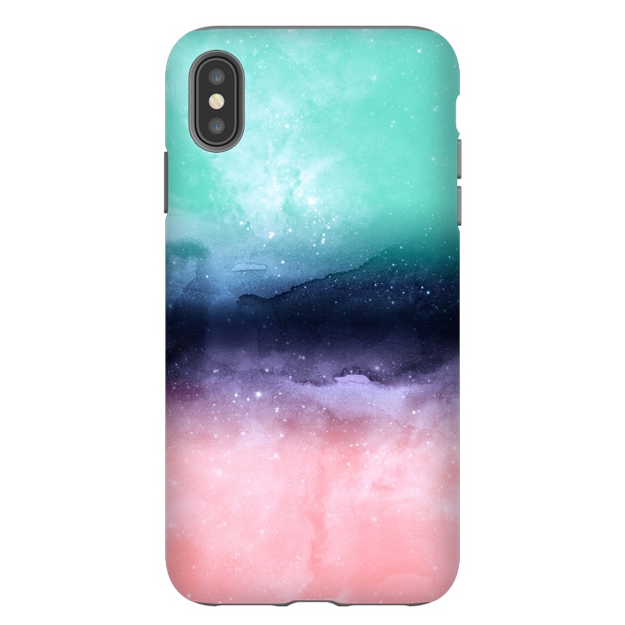 iPhone Xs Max StrongFit Modern watercolor abstract paint   by InovArts
