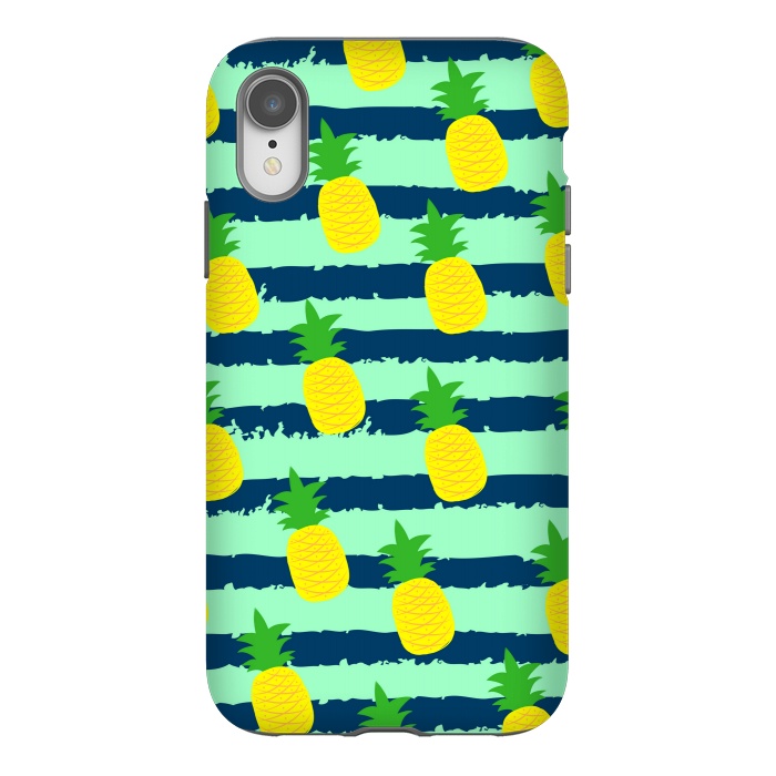 iPhone Xr StrongFit summer pineapple pattern by MALLIKA