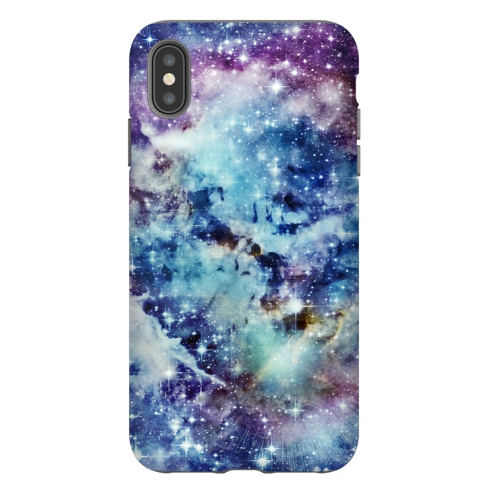 iPhone Xs Max StrongFit Galaxy stars by Jms