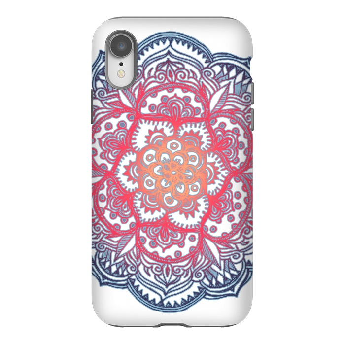 iPhone Xr StrongFit Radiant Medallion Doodle by Micklyn Le Feuvre