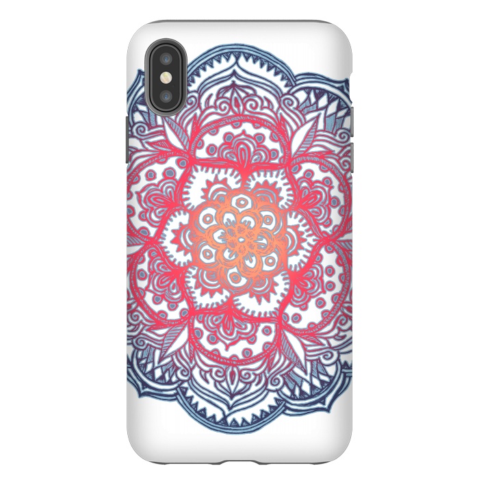 iPhone Xs Max StrongFit Radiant Medallion Doodle by Micklyn Le Feuvre