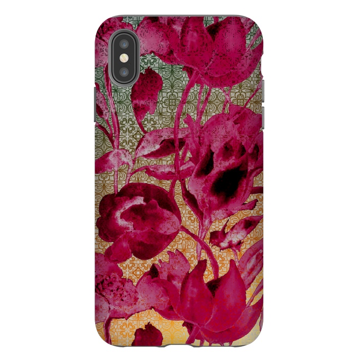 iPhone Xs Max StrongFit Lacey floral by Kashmira Baheti