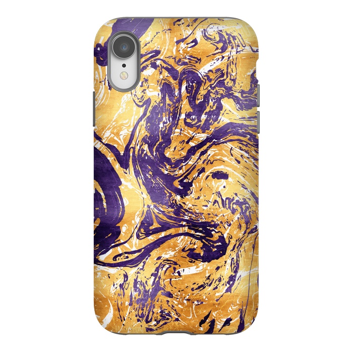 iPhone Xr StrongFit Abstract Marble by Art Design Works
