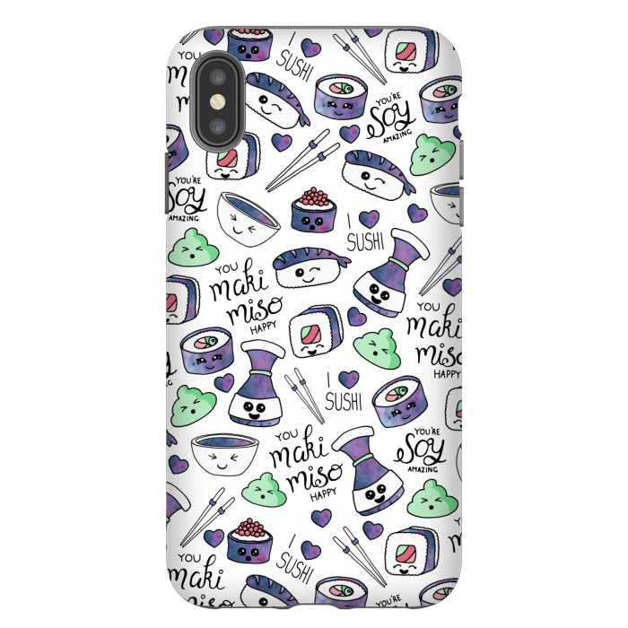 iPhone Xs Max StrongFit Galaxy Sushi by gingerlique