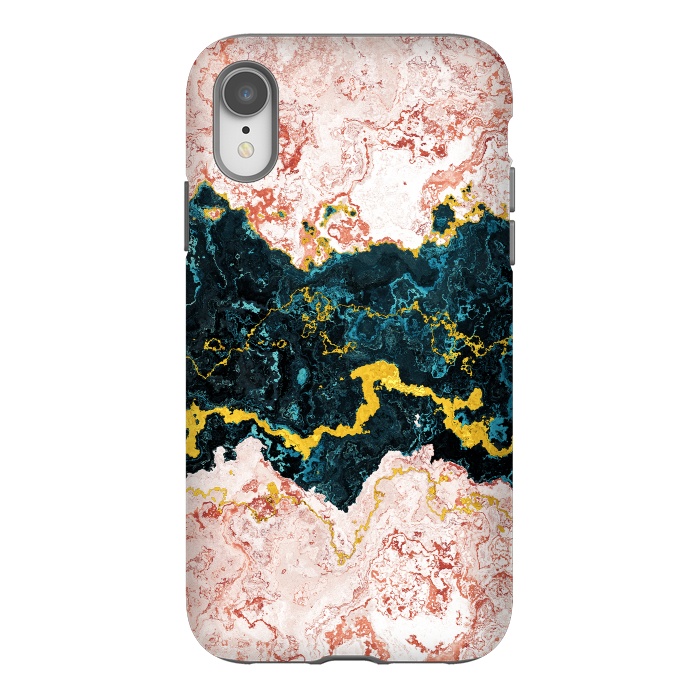 iPhone Xr StrongFit Abstract Marble I by Art Design Works