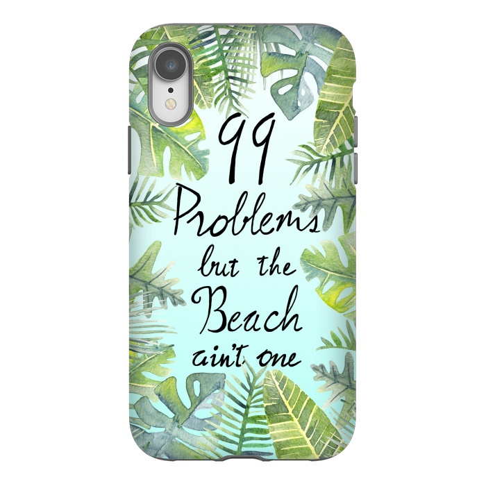 iPhone Xr StrongFit Tropical Chill by gingerlique