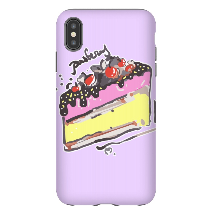iPhone Xs Max StrongFit Cake Love 3 by MUKTA LATA BARUA