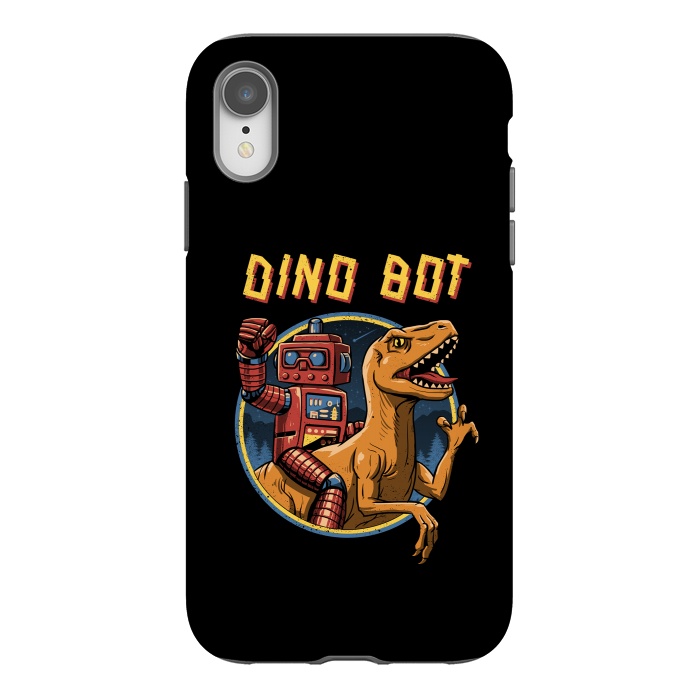 iPhone Xr StrongFit Dino Bot by Vincent Patrick Trinidad