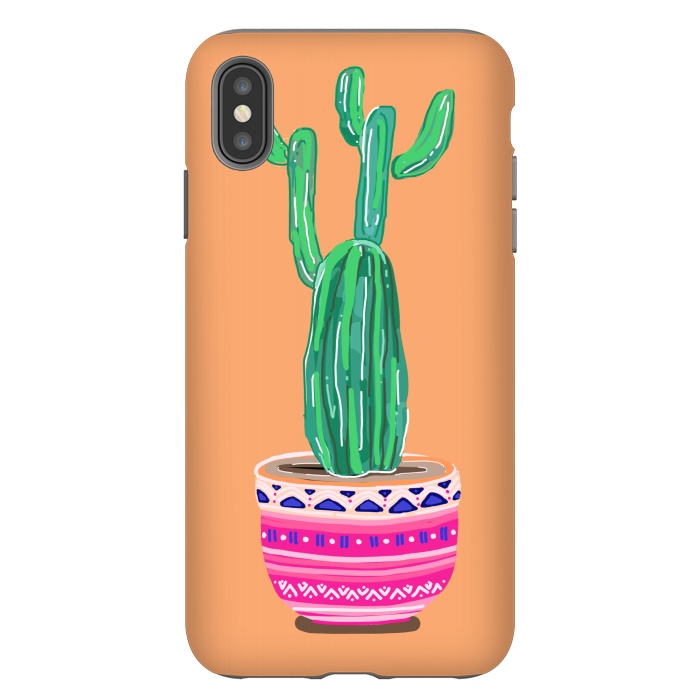 iPhone Xs Max StrongFit Cacti Plant by MUKTA LATA BARUA