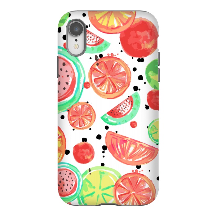iPhone Xr StrongFit Summer Fruit Crush by MUKTA LATA BARUA