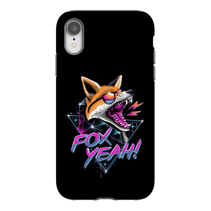 iPhone Xr StrongFit Fox Yeah! by Vincent Patrick Trinidad