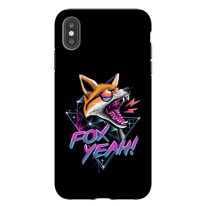 iPhone Xs Max StrongFit Fox Yeah! by Vincent Patrick Trinidad