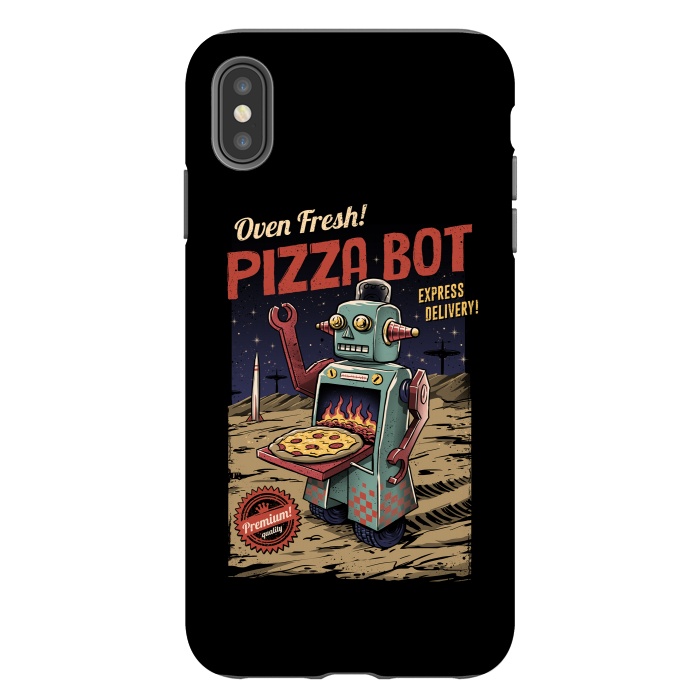 iPhone Xs Max StrongFit Pizza Bot by Vincent Patrick Trinidad