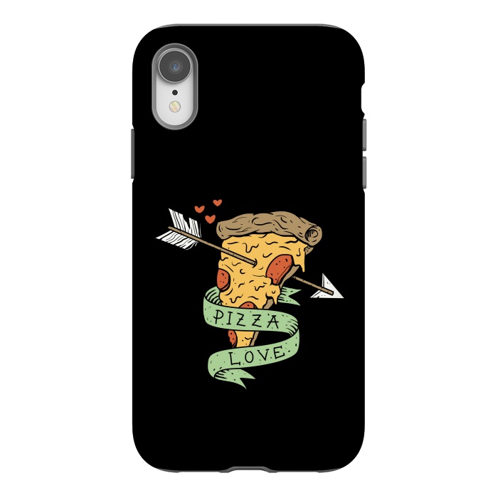 iPhone Xr StrongFit Pizza Love by Vincent Patrick Trinidad