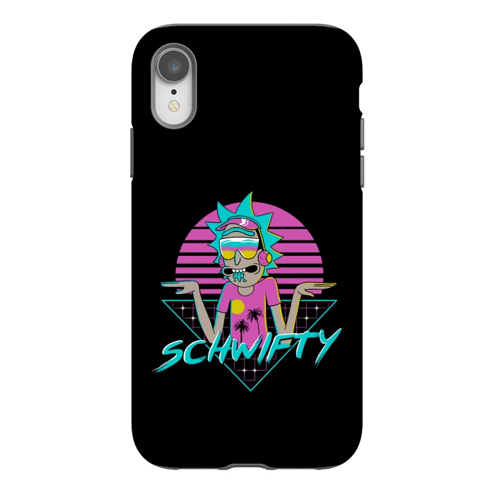 iPhone Xr StrongFit Rad Schwifty by Vincent Patrick Trinidad