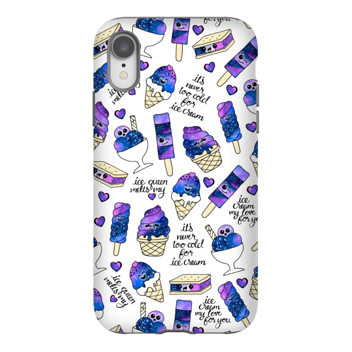 iPhone Xr StrongFit Galaxy Ice Cream by gingerlique