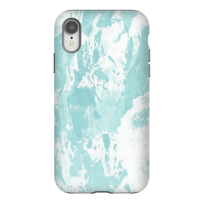 iPhone Xr StrongFit Mint blue abstract by Jms