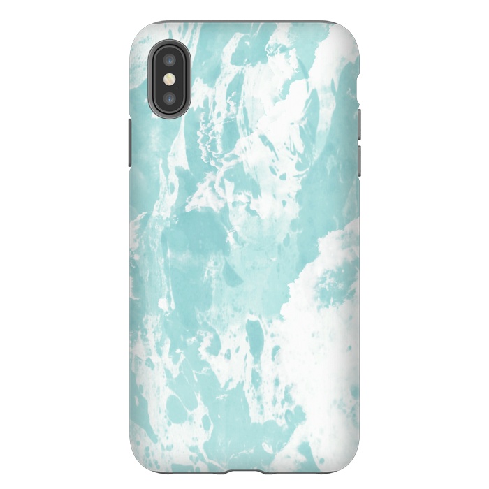 iPhone Xs Max StrongFit Mint blue abstract by Jms