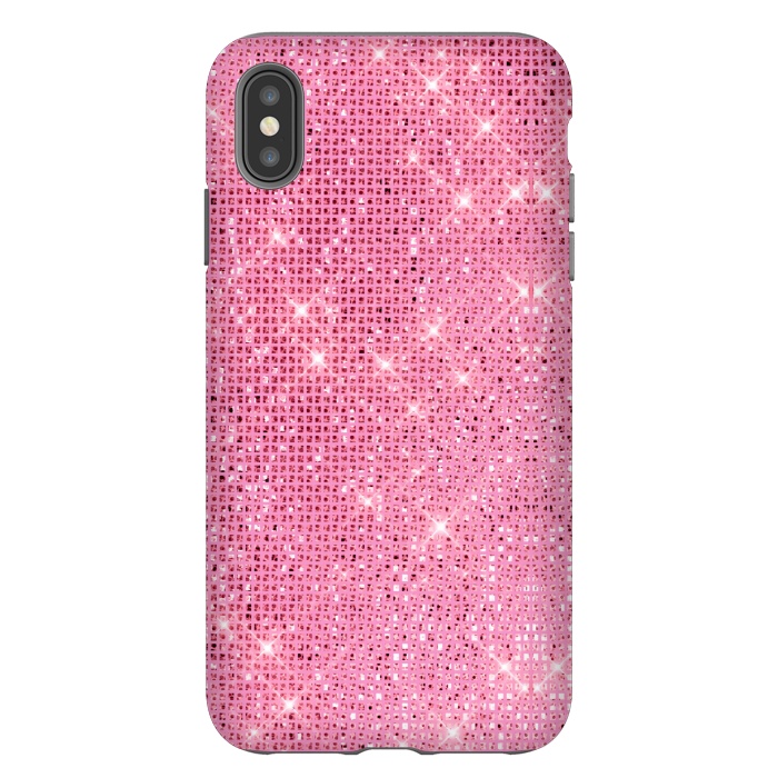 iPhone Xs Max StrongFit Pink Glitter by Alemi