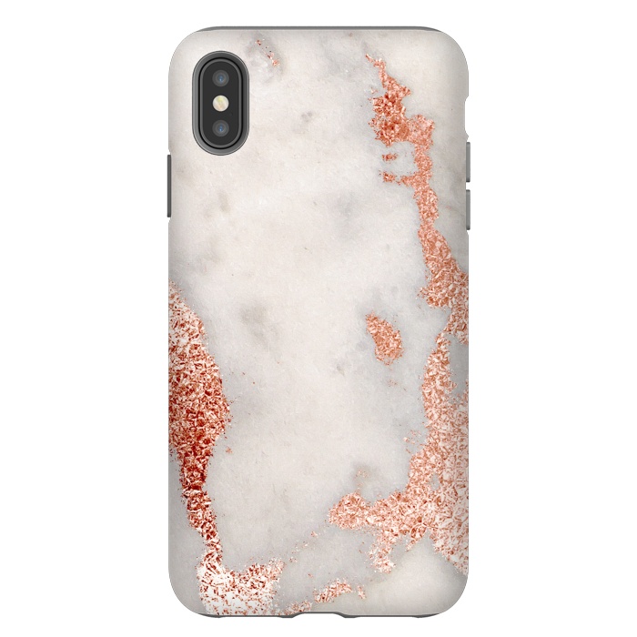 iPhone Xs Max StrongFit Gold Rose Marble by Alemi