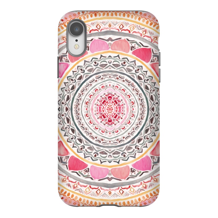 iPhone Xr StrongFit Pastel Bohemian Mandala   by Tigatiga