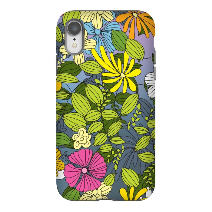 iPhone Xr StrongFit My Flower Design by Bledi