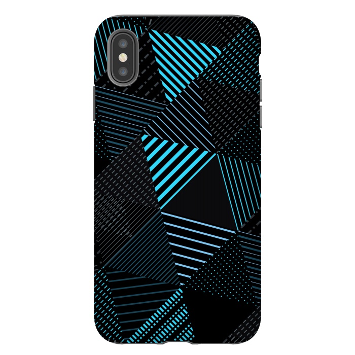 iPhone Xs Max StrongFit Triangles Pattern 3 by Bledi