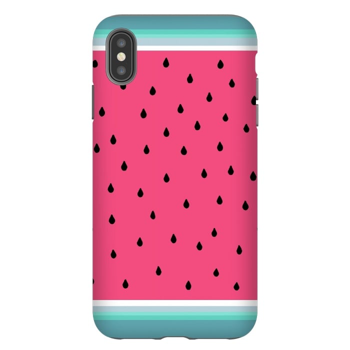 iPhone Xs Max StrongFit Watermellon Glam by ''CVogiatzi.