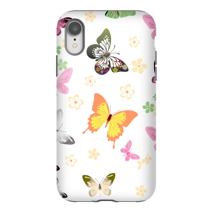 iPhone Xr StrongFit Butterflies (colorful butterflies) 3 by Bledi