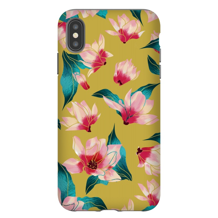 iPhone Xs Max StrongFit Floral Aura by Uma Prabhakar Gokhale