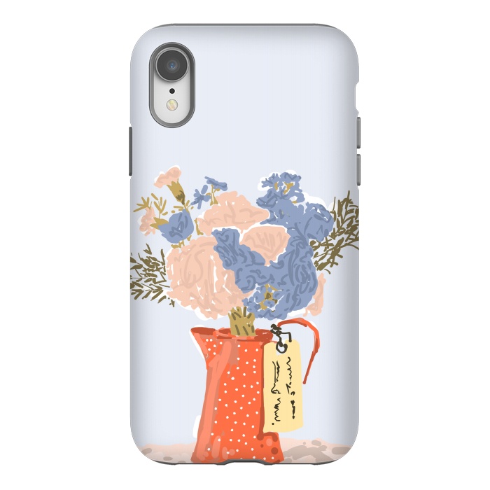 iPhone Xr StrongFit Flowers With Love by Uma Prabhakar Gokhale