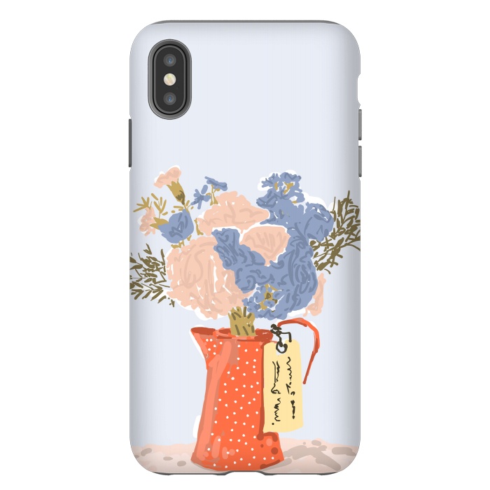 iPhone Xs Max StrongFit Flowers With Love by Uma Prabhakar Gokhale