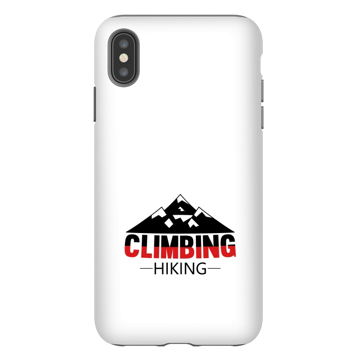 iPhone Xs Max StrongFit climbing hiking by TMSarts