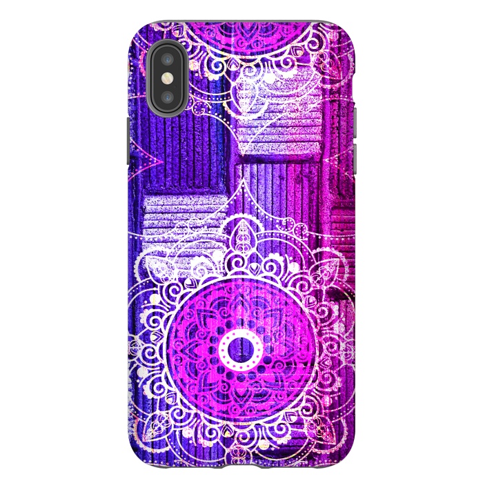 iPhone Xs Max StrongFit Purple Tapestry by Rossy Villarreal