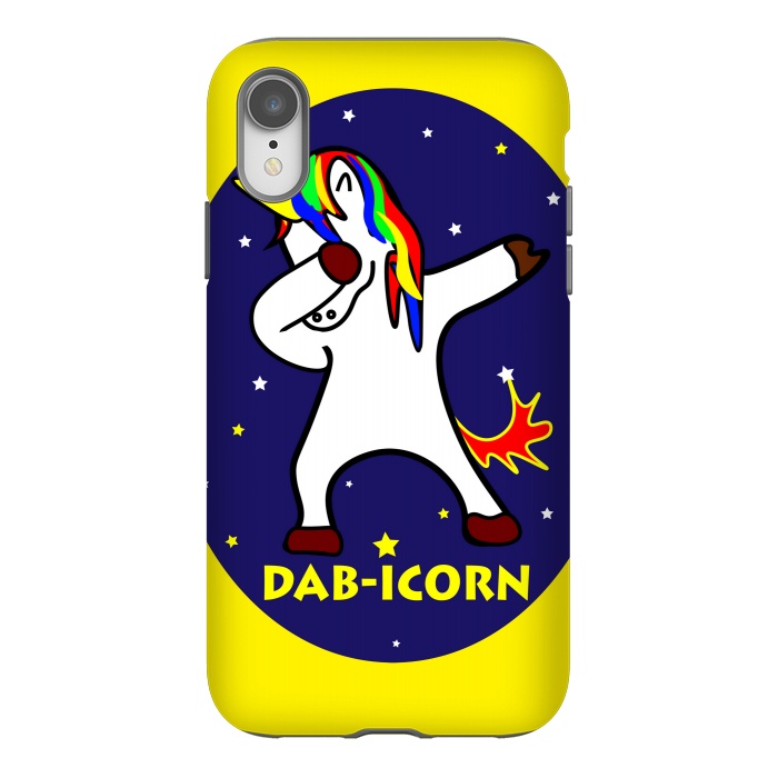 iPhone Xr StrongFit dab-icorn by MALLIKA