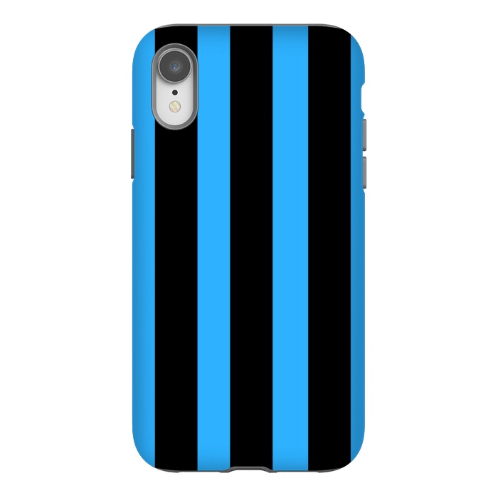 iPhone Xr StrongFit blue stripes by MALLIKA