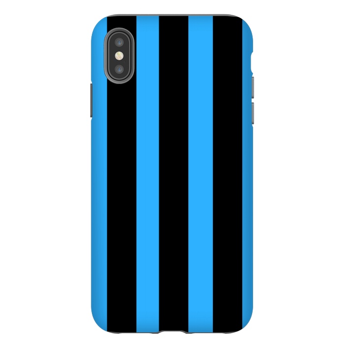 iPhone Xs Max StrongFit blue stripes by MALLIKA