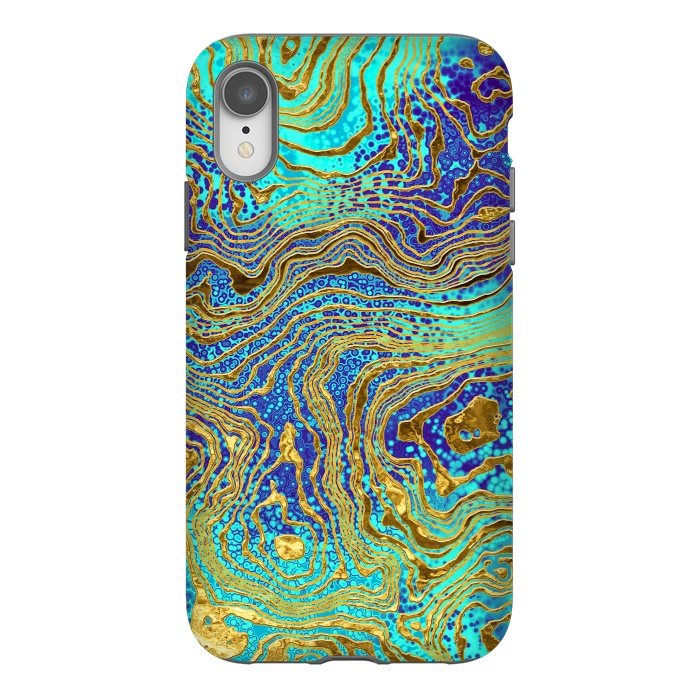 iPhone Xr StrongFit Abstract Marble III by Art Design Works