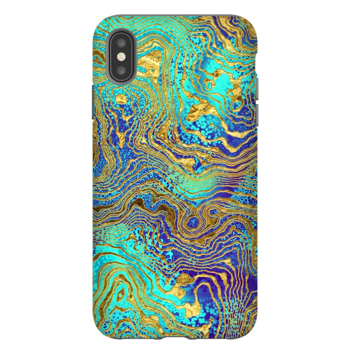 iPhone Xs Max StrongFit Abstract Marble V by Art Design Works