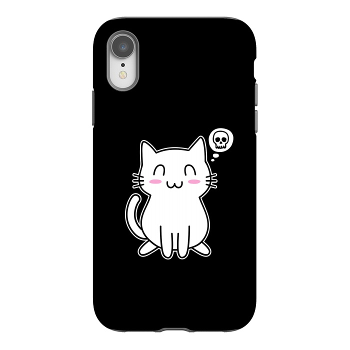 iPhone Xr StrongFit My Lovely Kitty by Mitxel Gonzalez