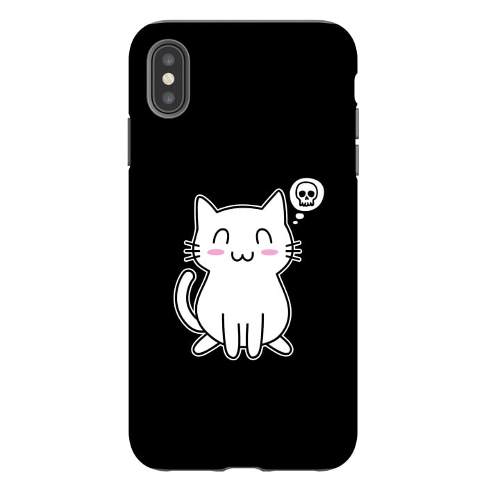 iPhone Xs Max StrongFit My Lovely Kitty by Mitxel Gonzalez