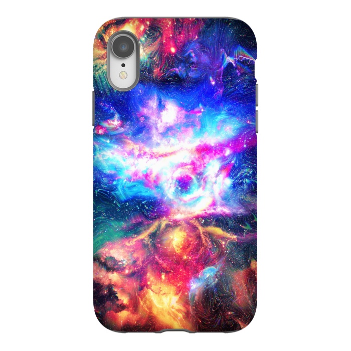 iPhone Xr StrongFit Colorful Galaxy by Art Design Works