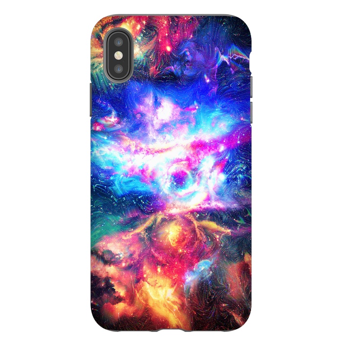 iPhone Xs Max StrongFit Colorful Galaxy by Art Design Works