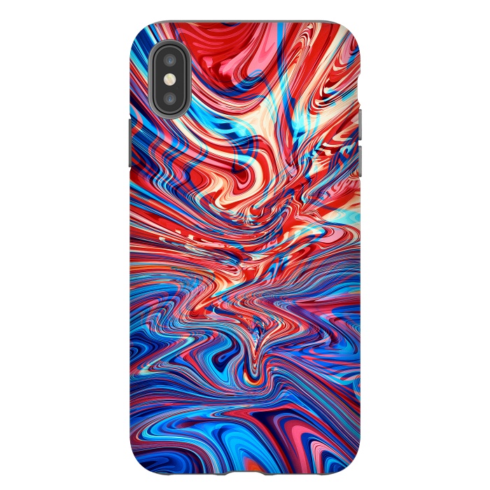 iPhone Xs Max StrongFit Abstract Waves by Art Design Works