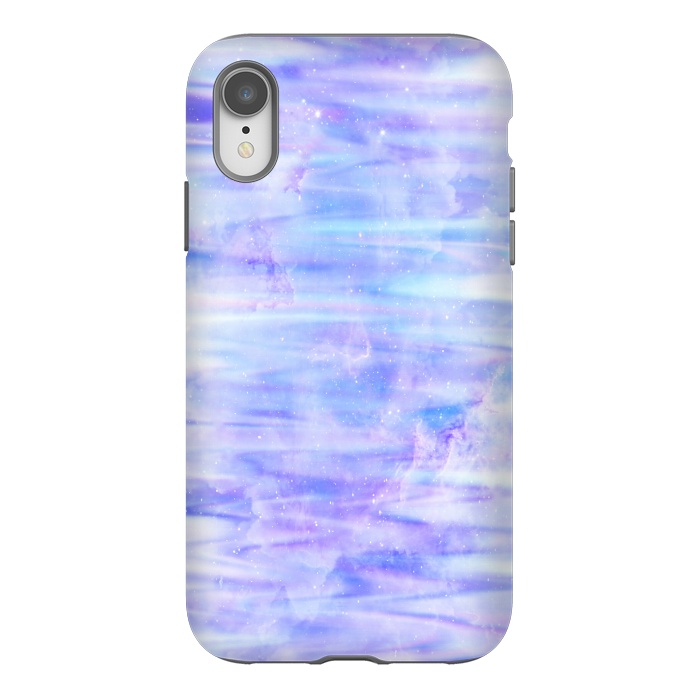 iPhone Xr StrongFit Purple galaxy marble by Jms