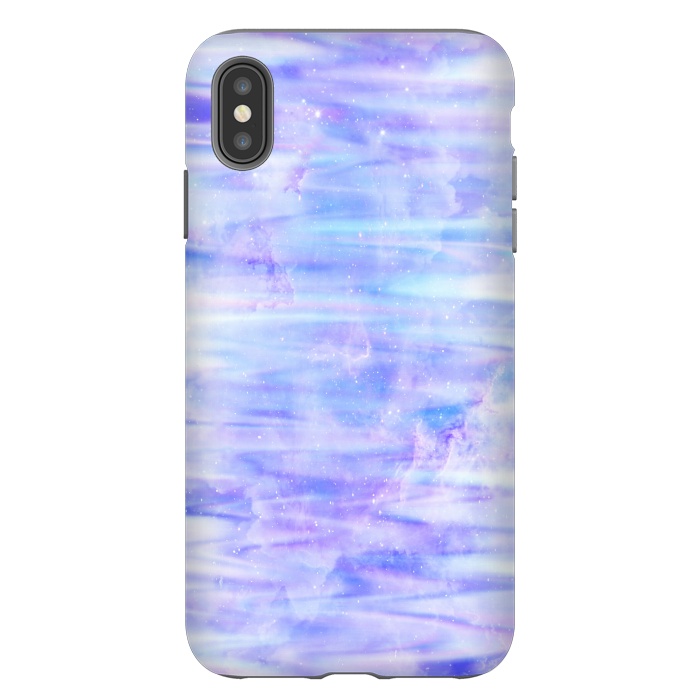 iPhone Xs Max StrongFit Purple galaxy marble by Jms