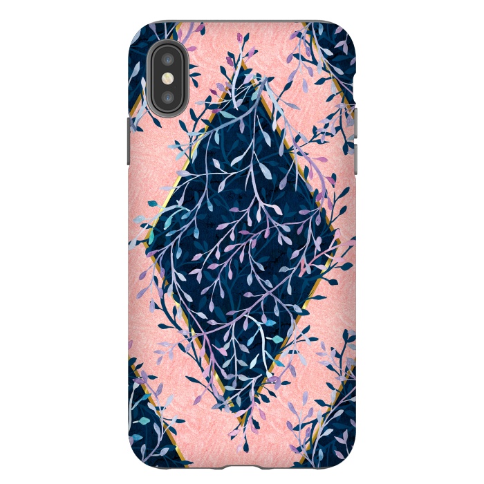 iPhone Xs Max StrongFit Botanical Diamond by gingerlique